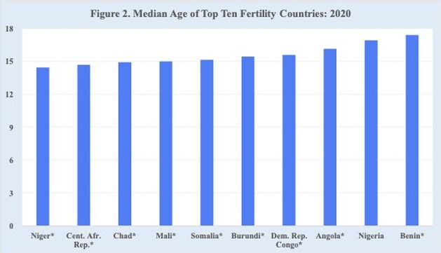 Muchos países, principalmente en África, enfrentan los desafíos de las altas tasas de fertilidad que conducen a poblaciones en rápido crecimiento.